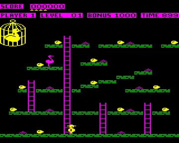 Chuckie Egg (1984)(A&F Software)[a] screen shot game playing